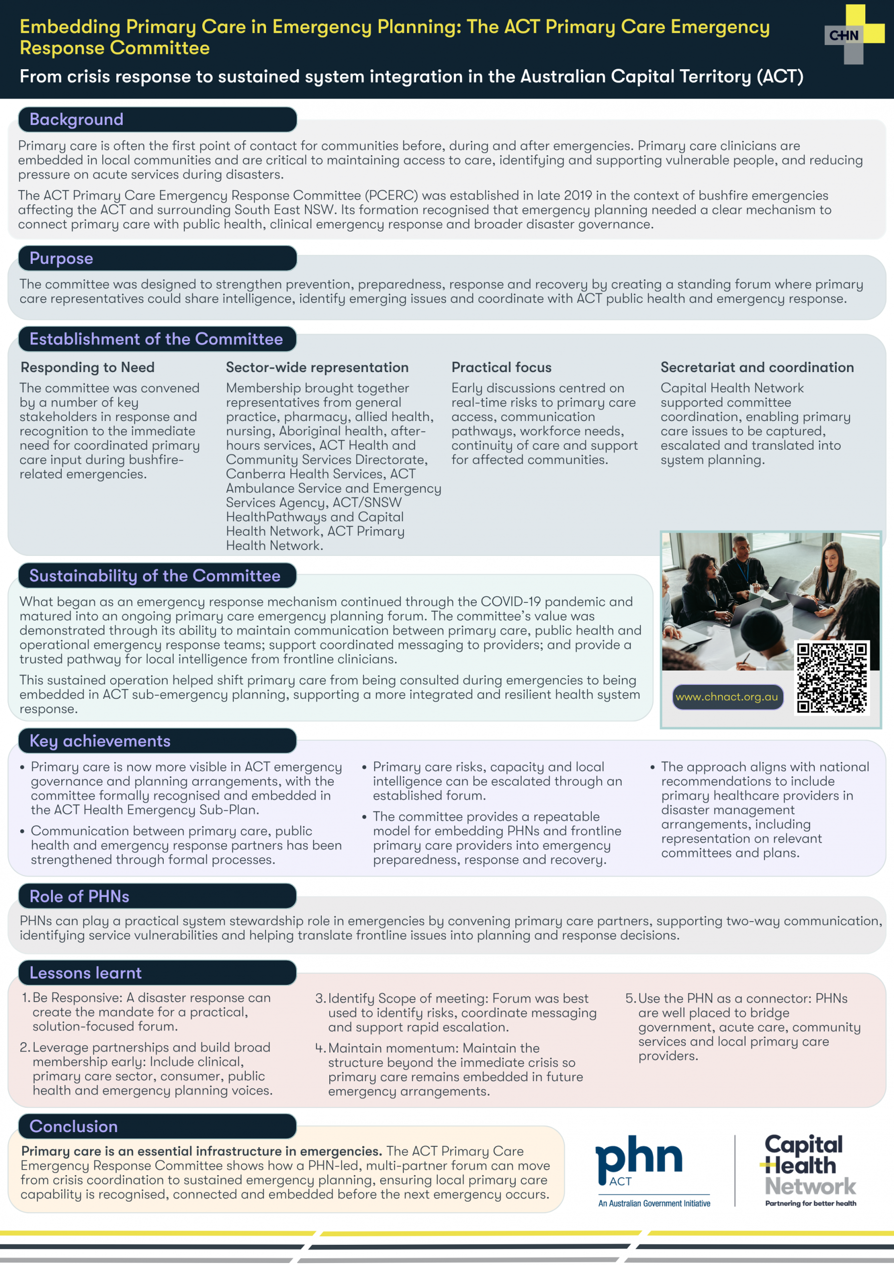 PCERC poster presented at the 2026 NSW/ACT Disaster Response Network Forum
